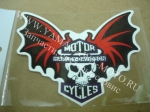 Наклейка (12х15) Harley Davidson Skull